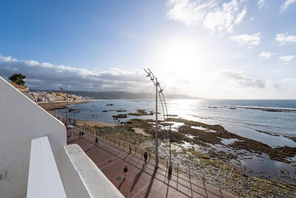 Apartament Beachfront Apt With Open Terrace In Las Canteras Las Palmas de Gran Canaria Zewnętrze zdjęcie